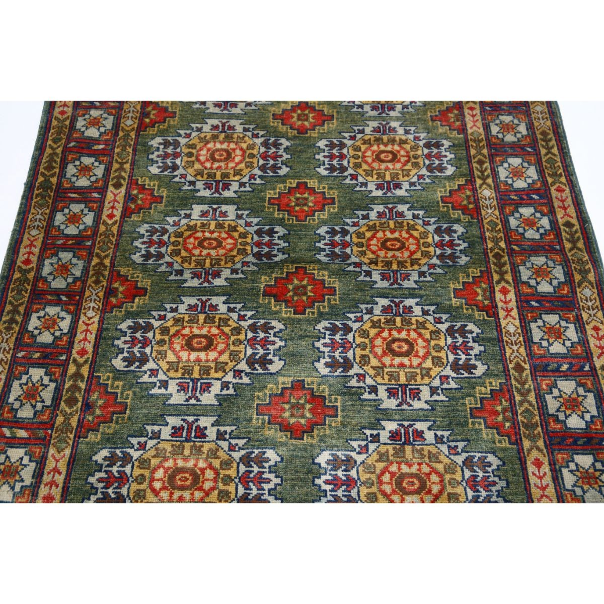 Revival 4x6 Handmade Double Knotted Washable Wool Rug - Colorful