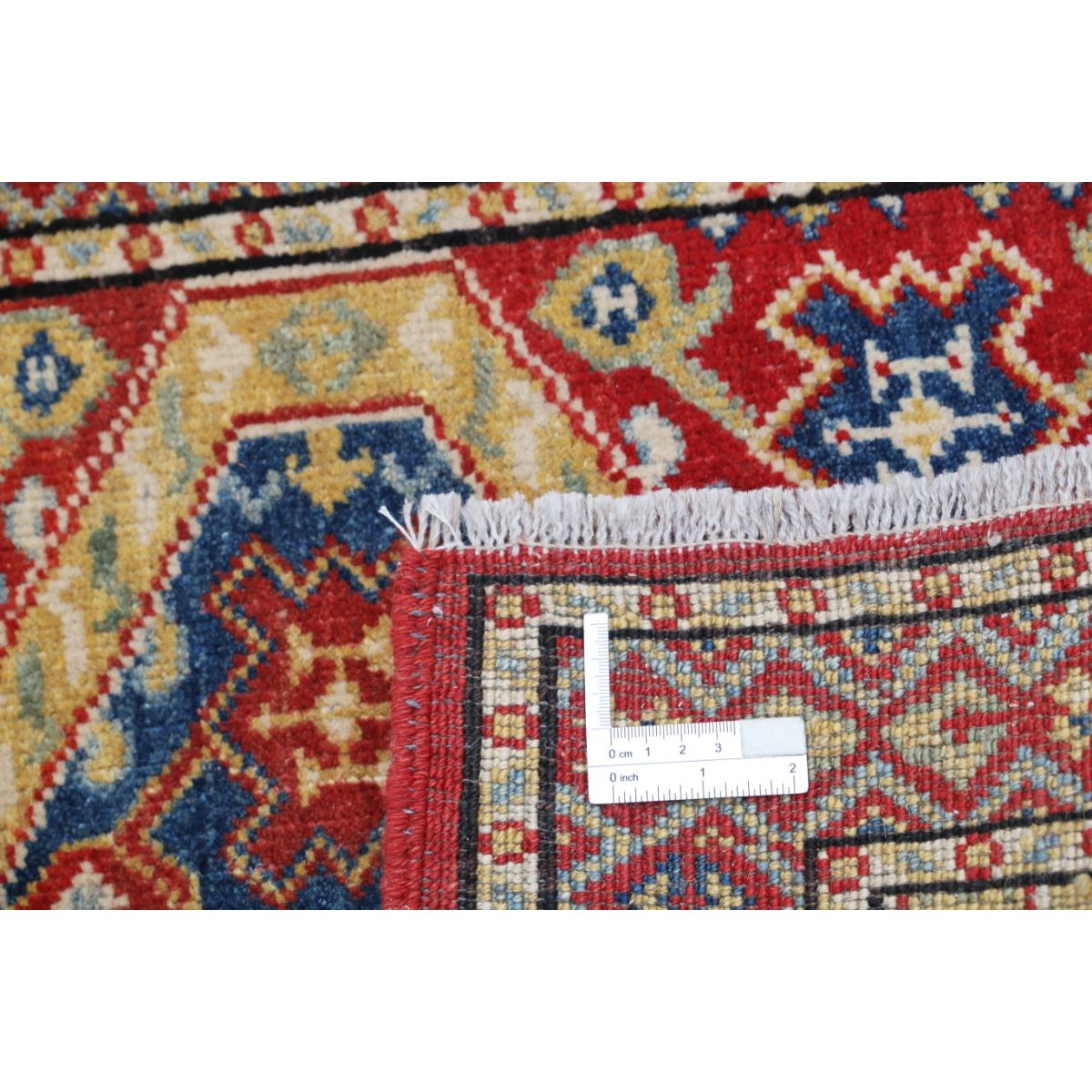 Revival 2x3 Handmade Double Knotted Washable Wool Rug - Colorful