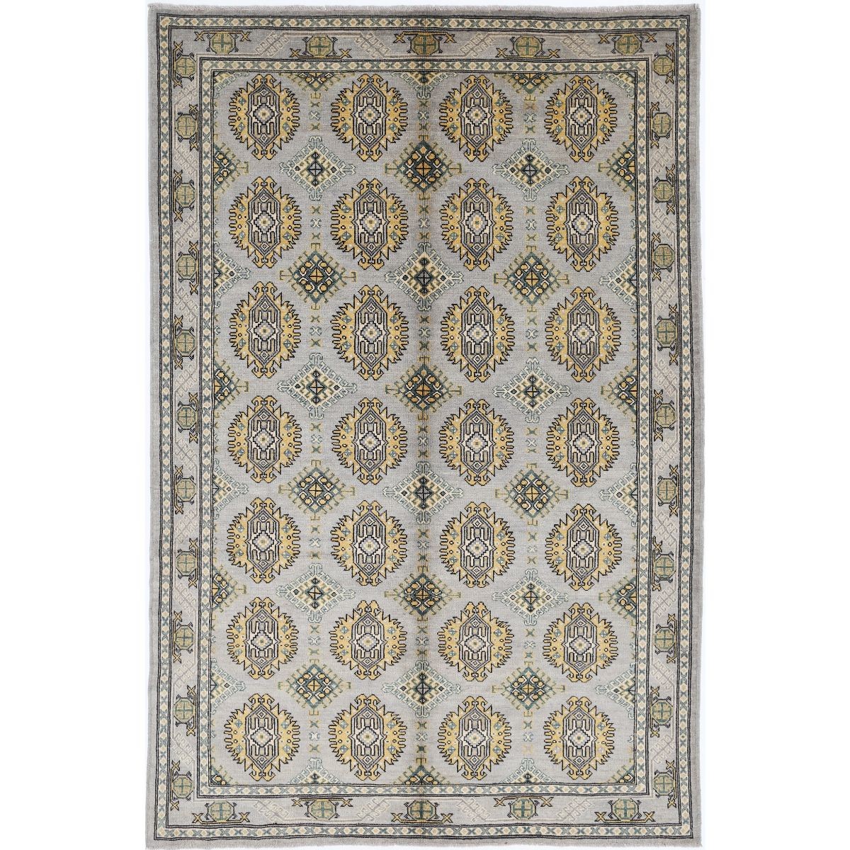 Revival 7x10 Handmade Double Knotted Washable Wool Rug - Colorful