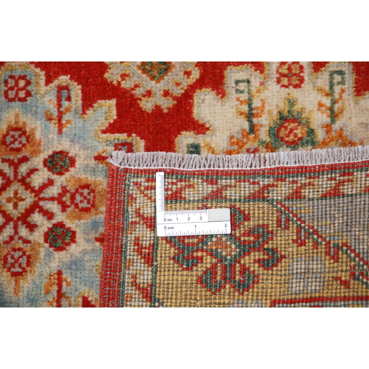 Revival 3x4 Handmade Double Knotted Washable Wool Rug - Colorful