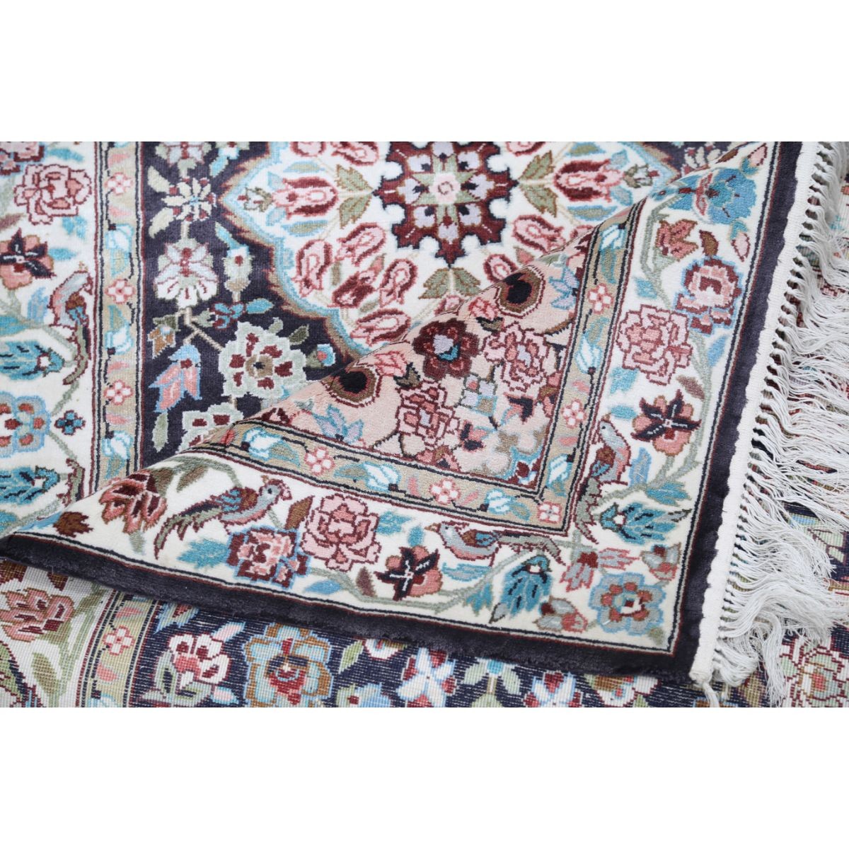 Legacy 3x14 Handmade Double Knotted Washable Art Silk Runner - Colorful