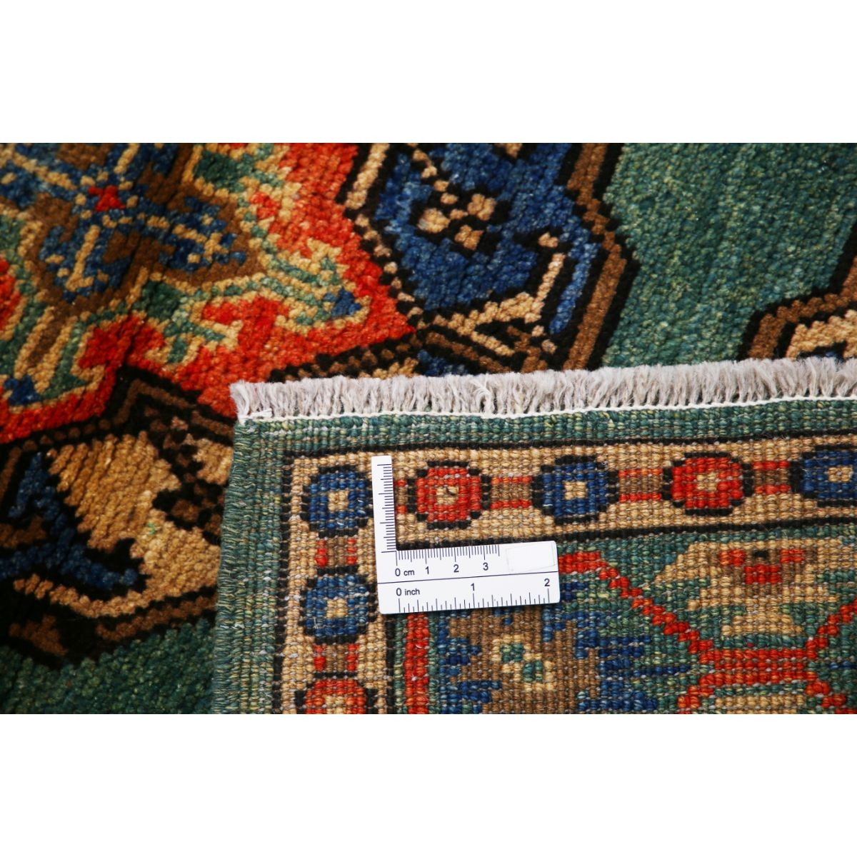 Revival 3x5 Handmade Double Knotted Washable Wool Rug - Colorful