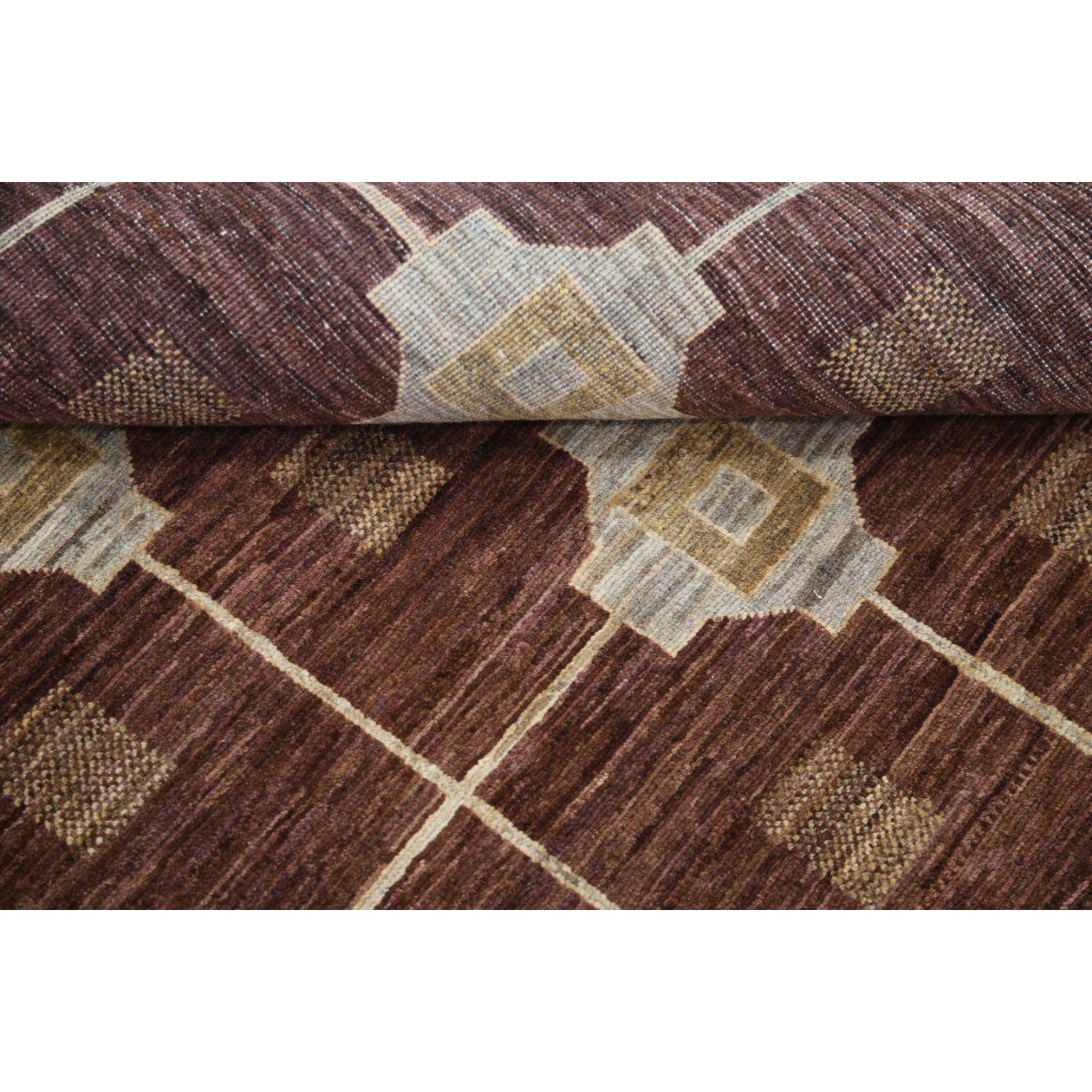 Modcar 6x8 Handmade Double Knotted Washable Wool Rug - Colorful