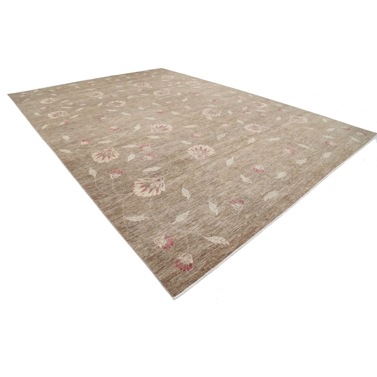 Modcar 12x17 Handmade Double Knotted Washable Wool Rug - Colorful