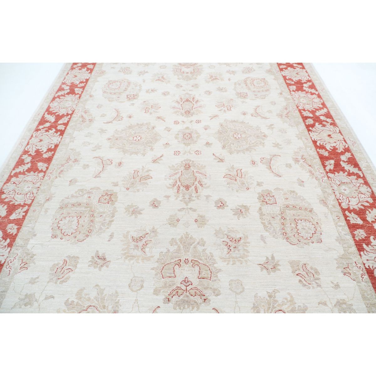 Ziegler 8x11 Handmade Double Knotted Washable Wool Rug - Colorful