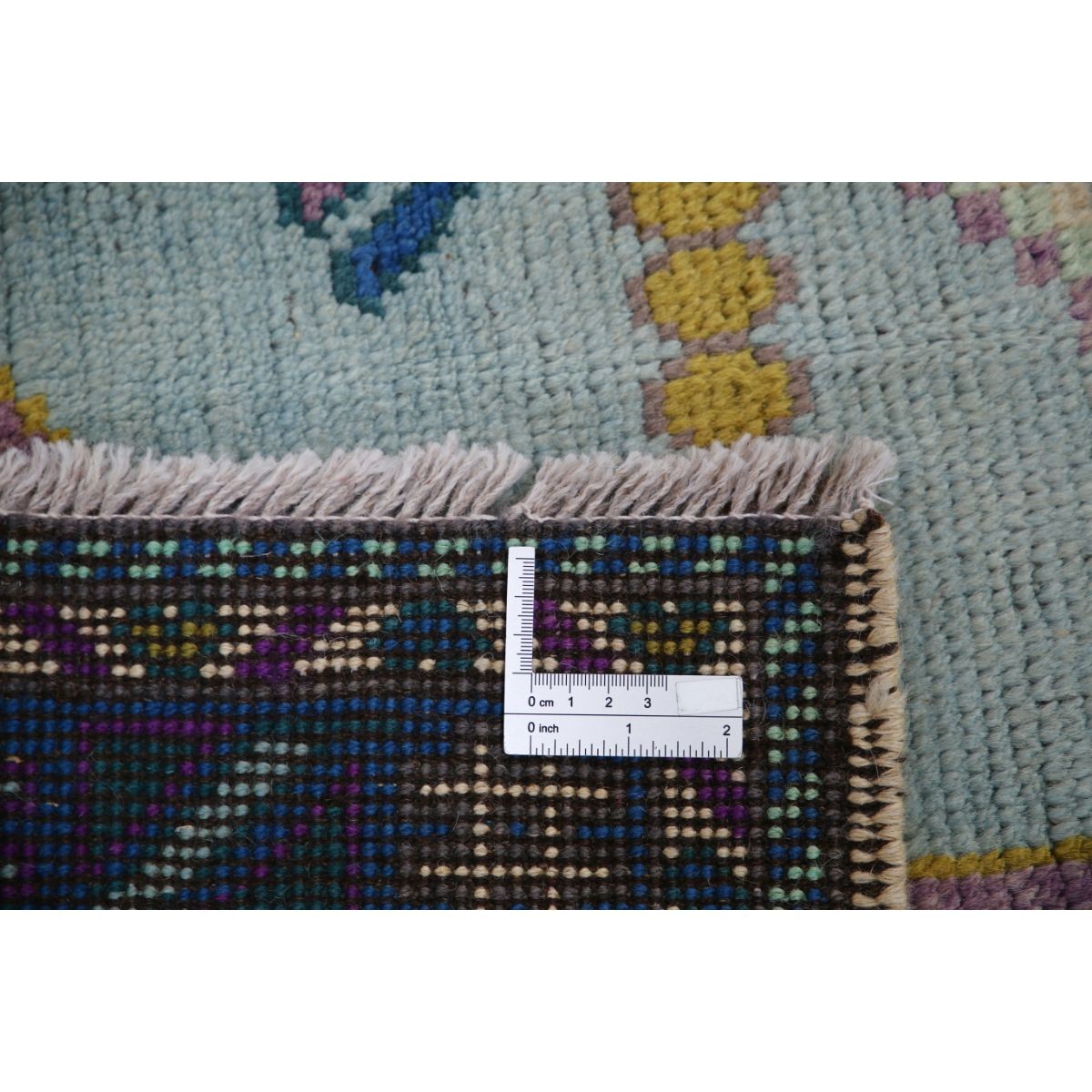 Revival 5x7 Handmade Double Knotted Washable Wool Rug - Colorful