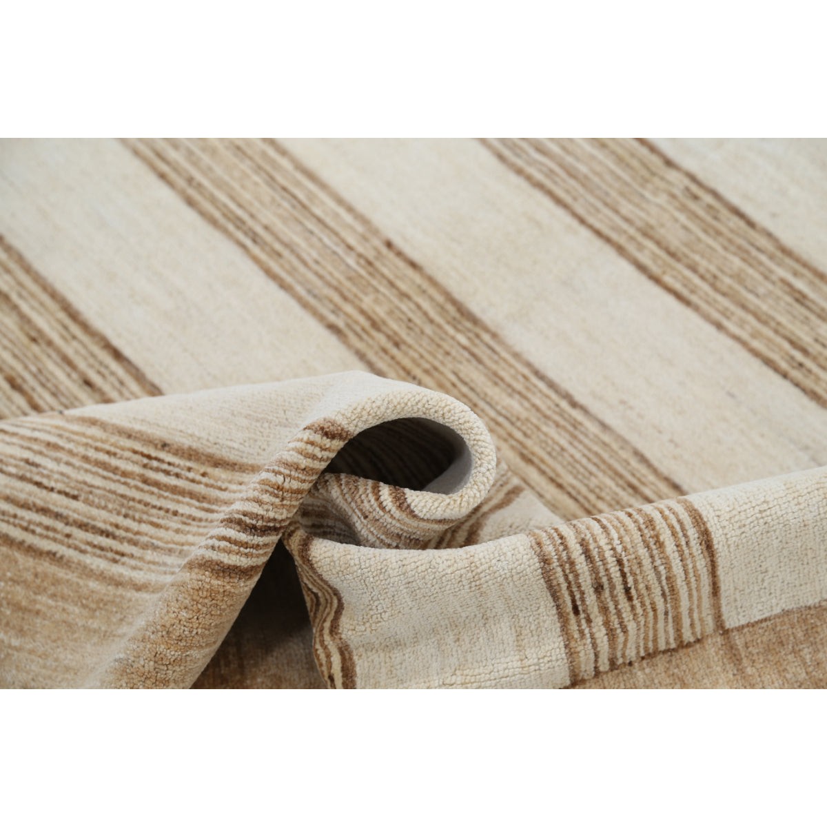 Modcar 7x8 Handmade Double Knotted Washable Wool Rug - Colorful