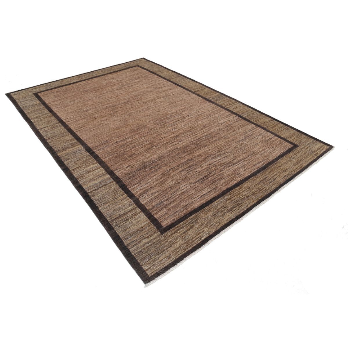 Modcar 7x9 Handmade Double Knotted Washable Wool Rug - Colorful
