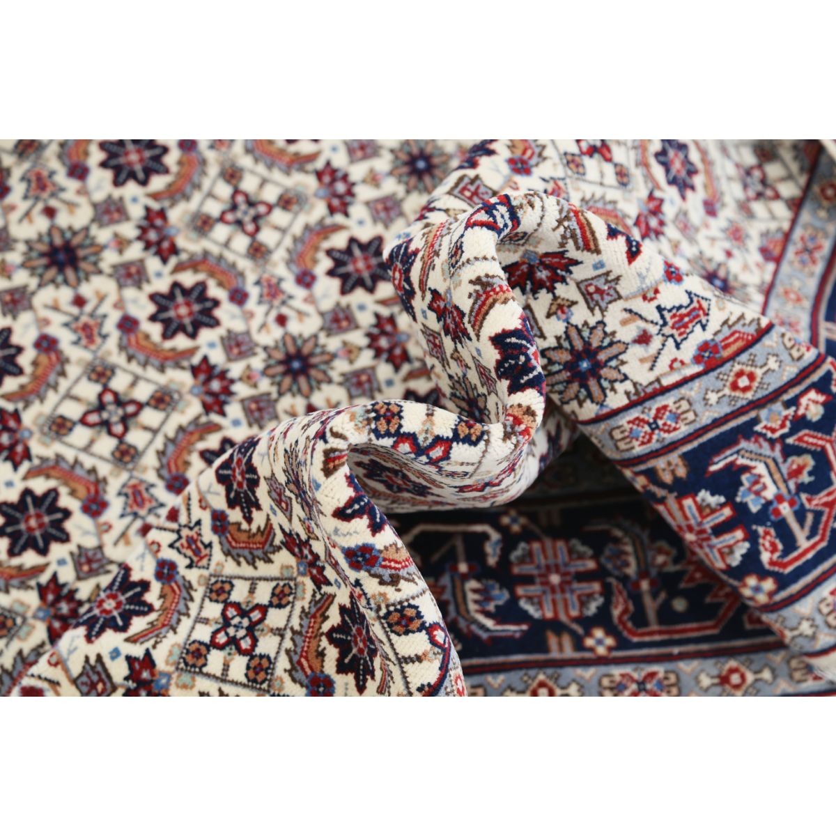 Heritage 4x6 Handmade Double Knotted Washable Wool Rug - Colorful