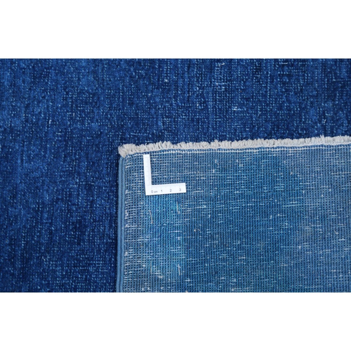 Overdye 3x5 Handmade Double Knotted Washable Wool Rug - Monochormatic