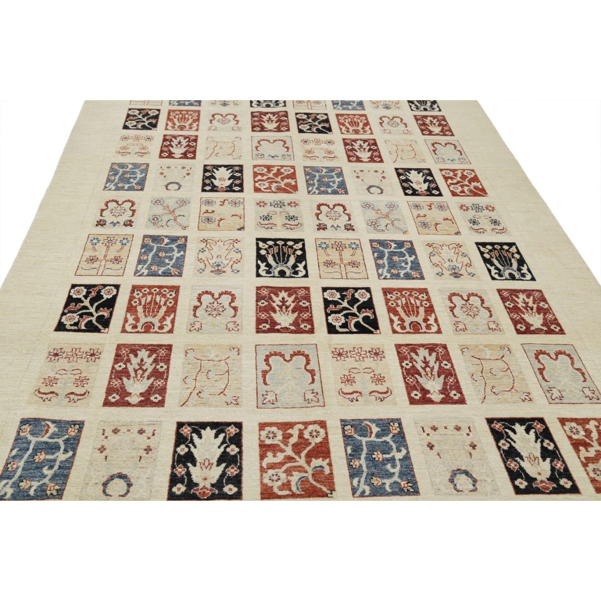 Bakhtiari 7x10 Handmade Double Knotted Washable Wool Rug - Colorful