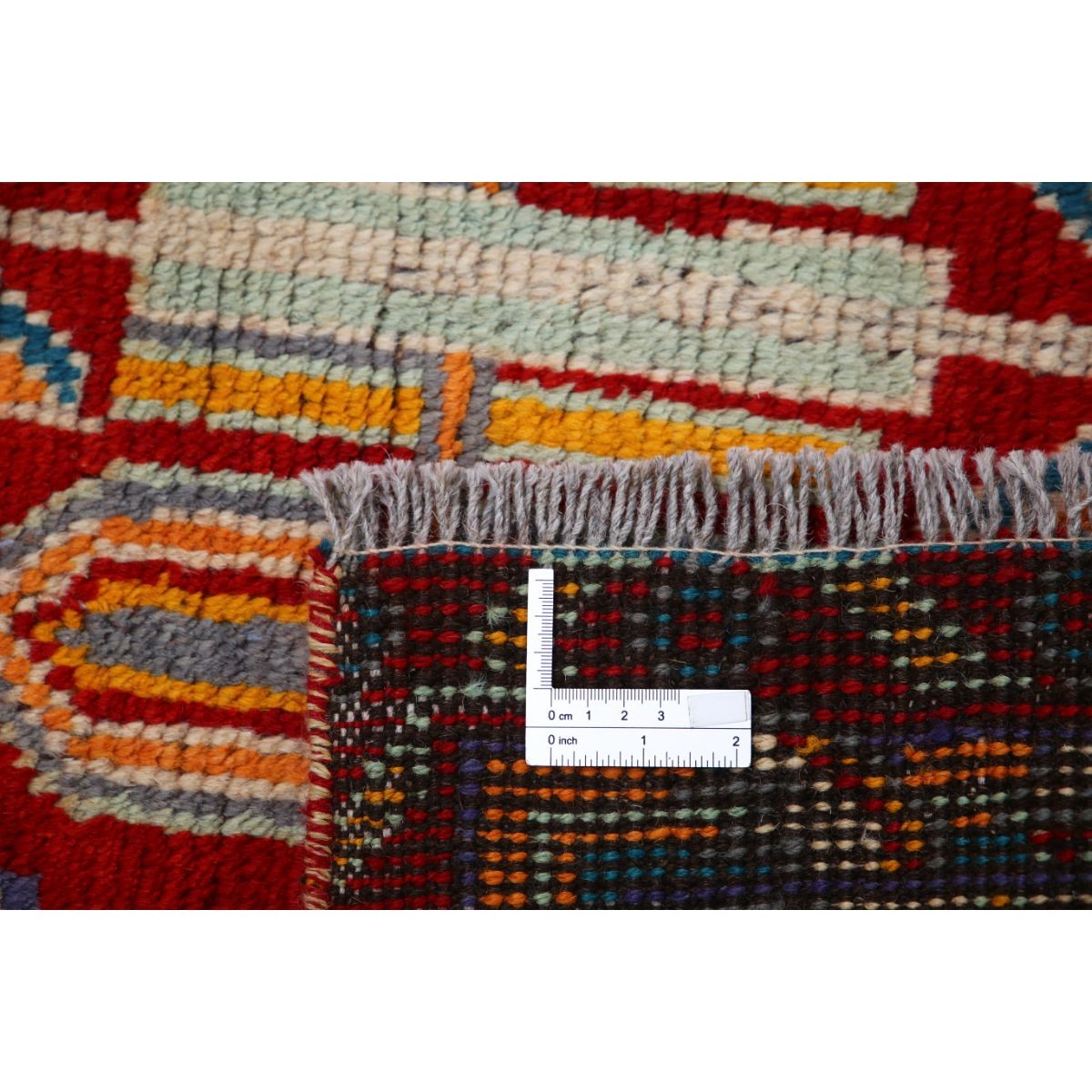 Revival 3x5 Handmade Double Knotted Washable Wool Rug - Colorful