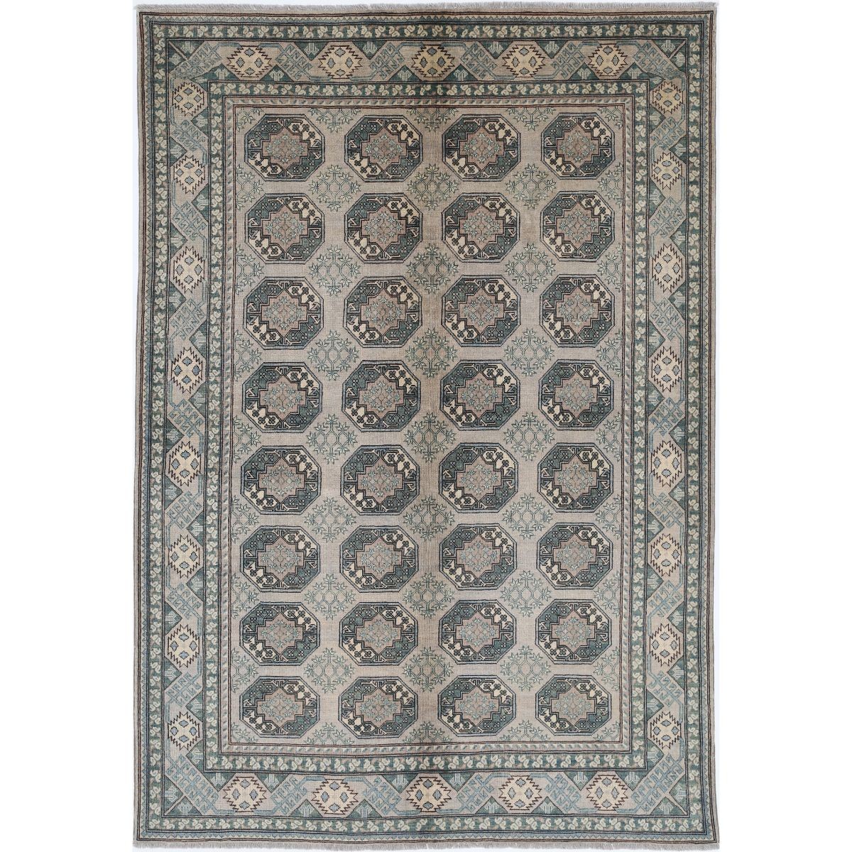Revival 7x10 Handmade Double Knotted Washable Wool Rug - Colorful