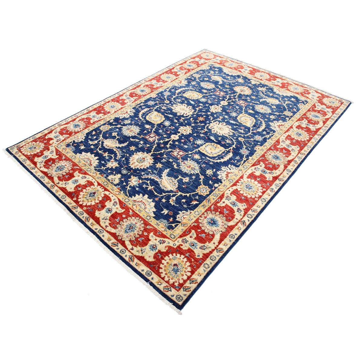 Ziegler 6x8 Handmade Double Knotted Washable Wool Rug - Colorful