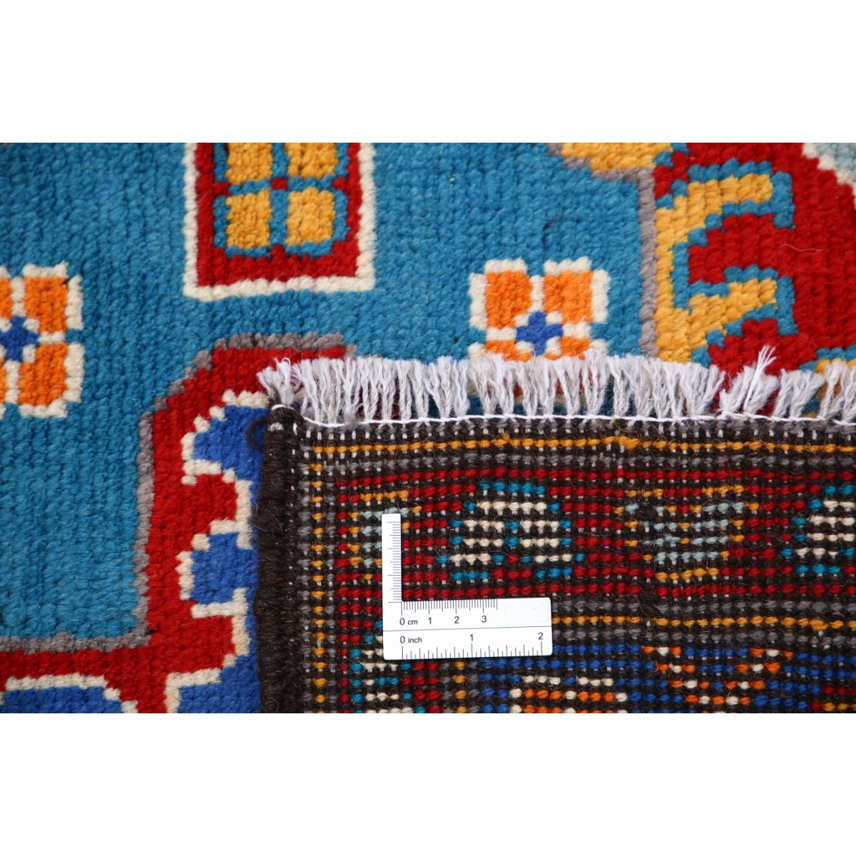 Revival 6x8 Handmade Double Knotted Washable Wool Rug - Colorful