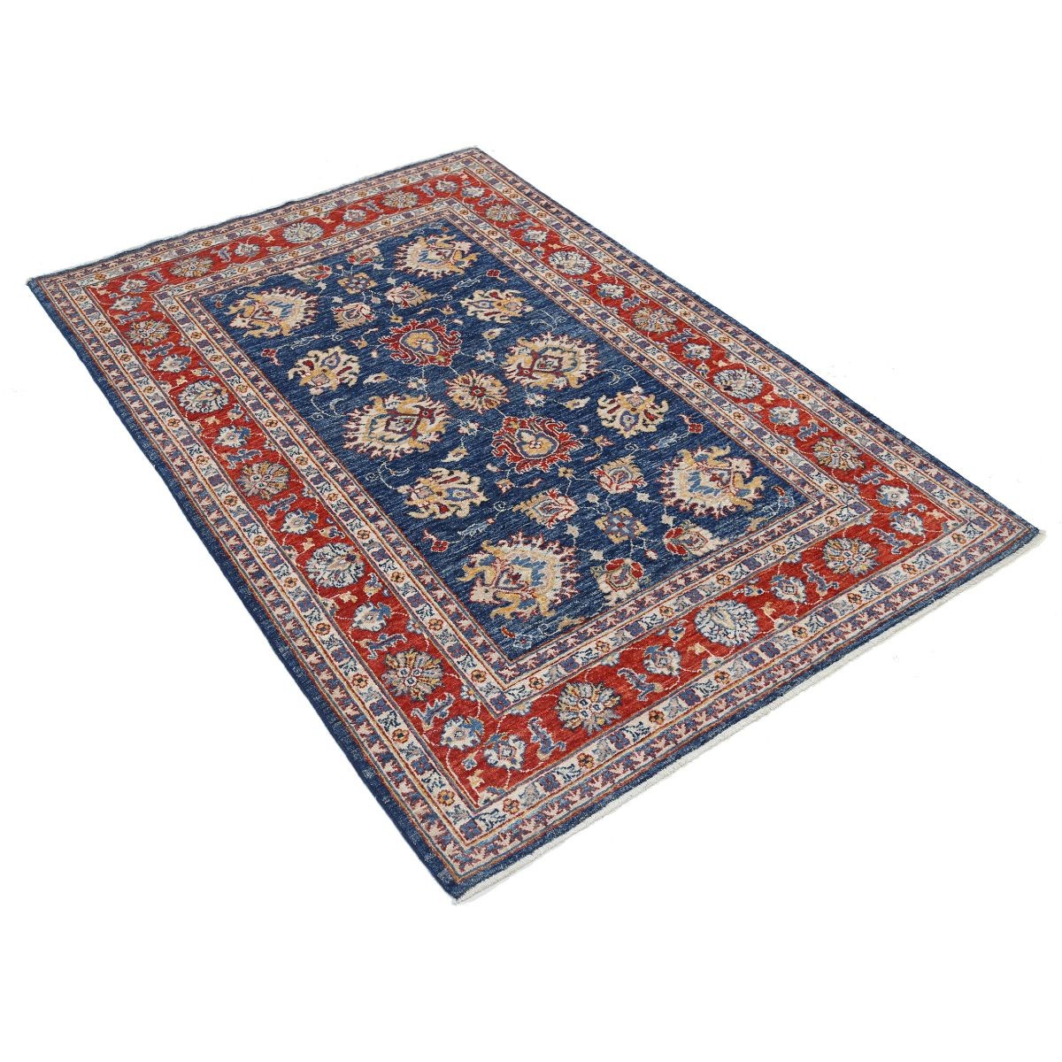 Ziegler 4x6 Handmade Double Knotted Washable Wool Rug - Colorful