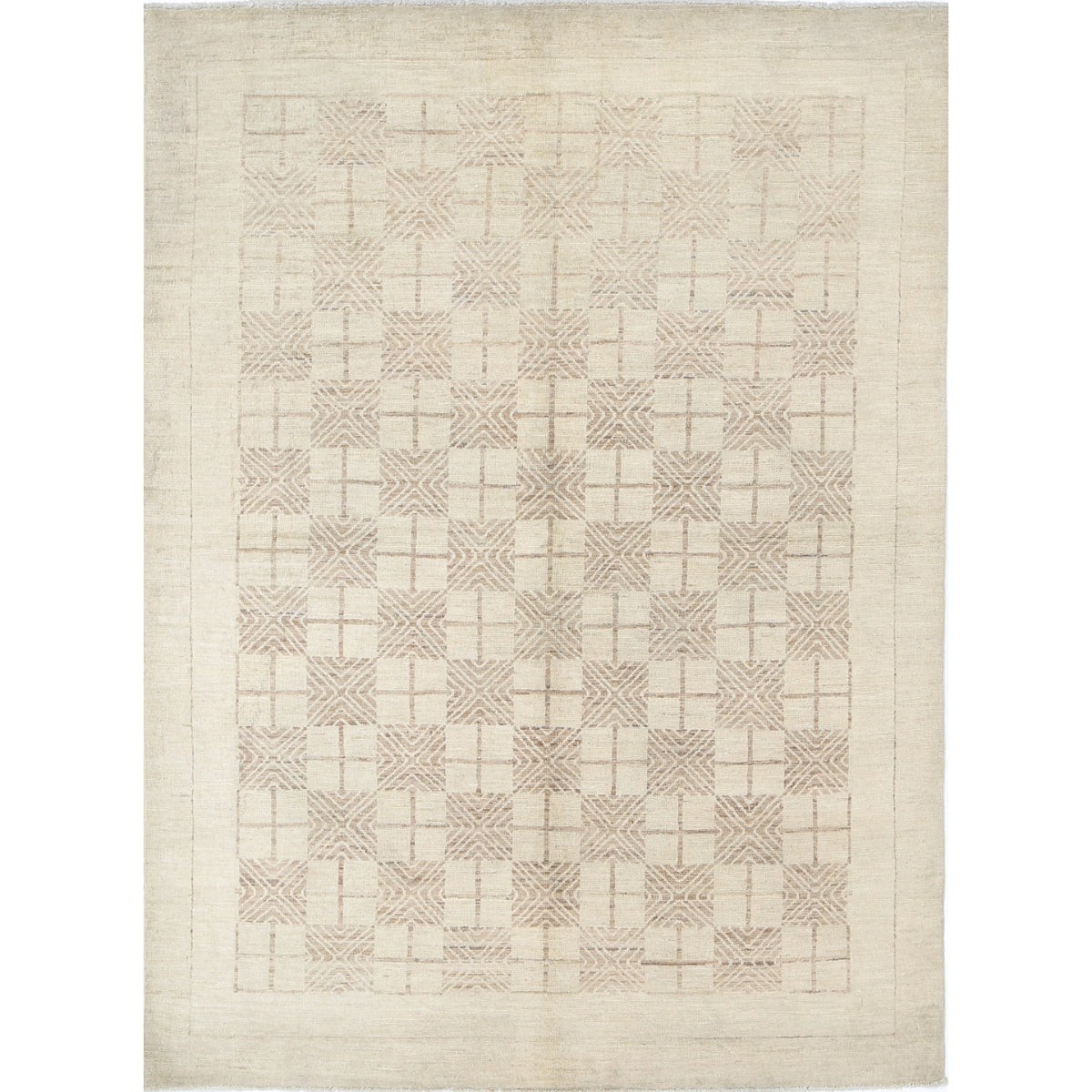 Modcar 5x6 Handmade Double Knotted Washable Wool Rug - Colorful