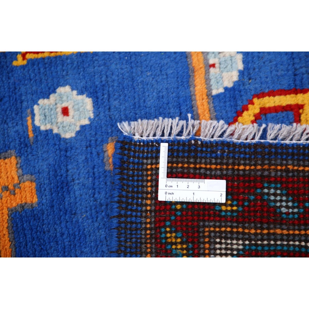 Revival 6x8 Handmade Double Knotted Washable Wool Rug - Colorful