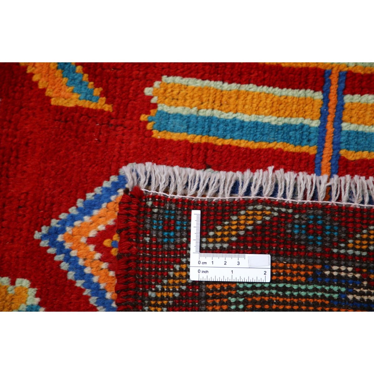Revival 5x7 Handmade Double Knotted Washable Wool Rug - Colorful