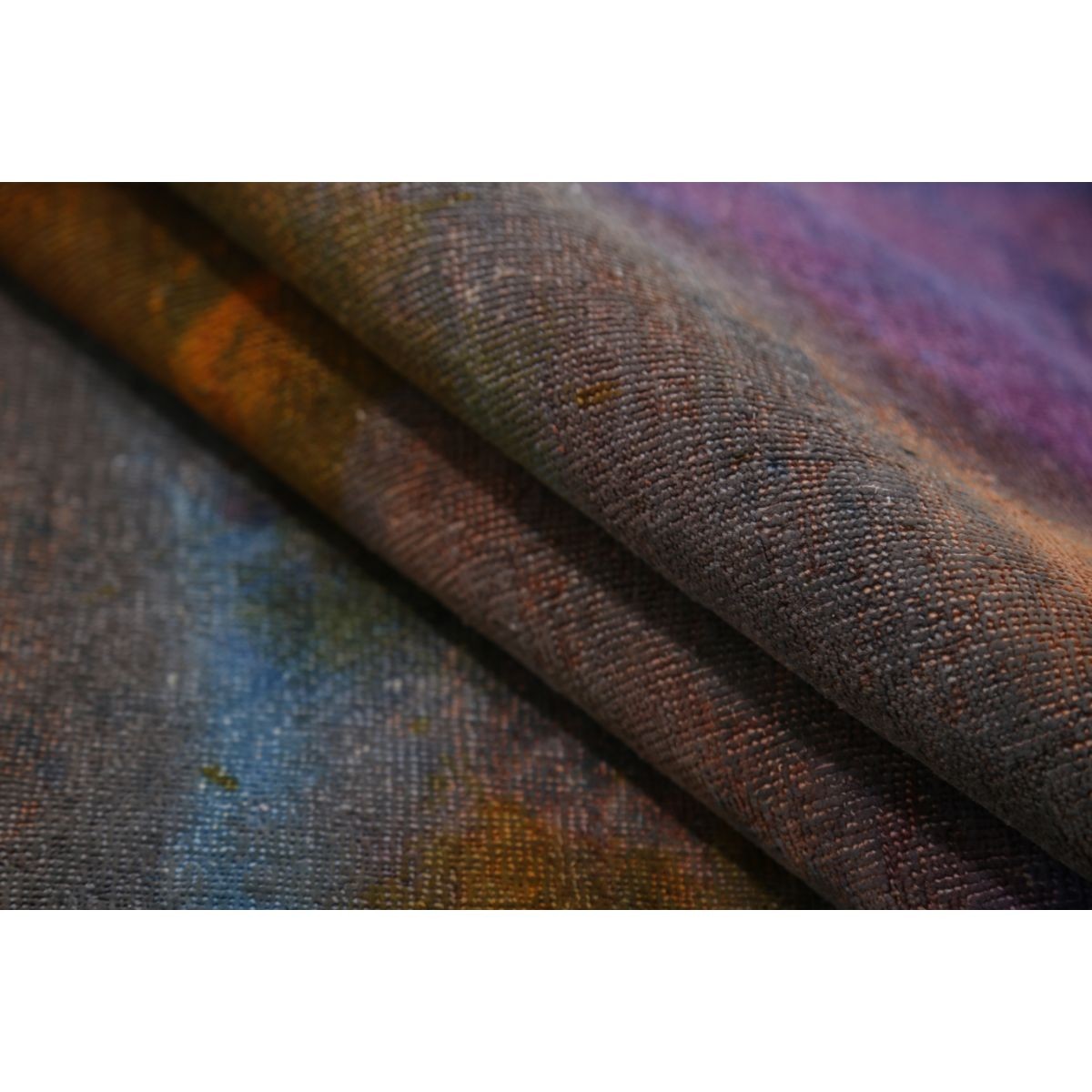 Overdye 6x9 Handmade Double Knotted Washable Wool Rug - Monochormatic
