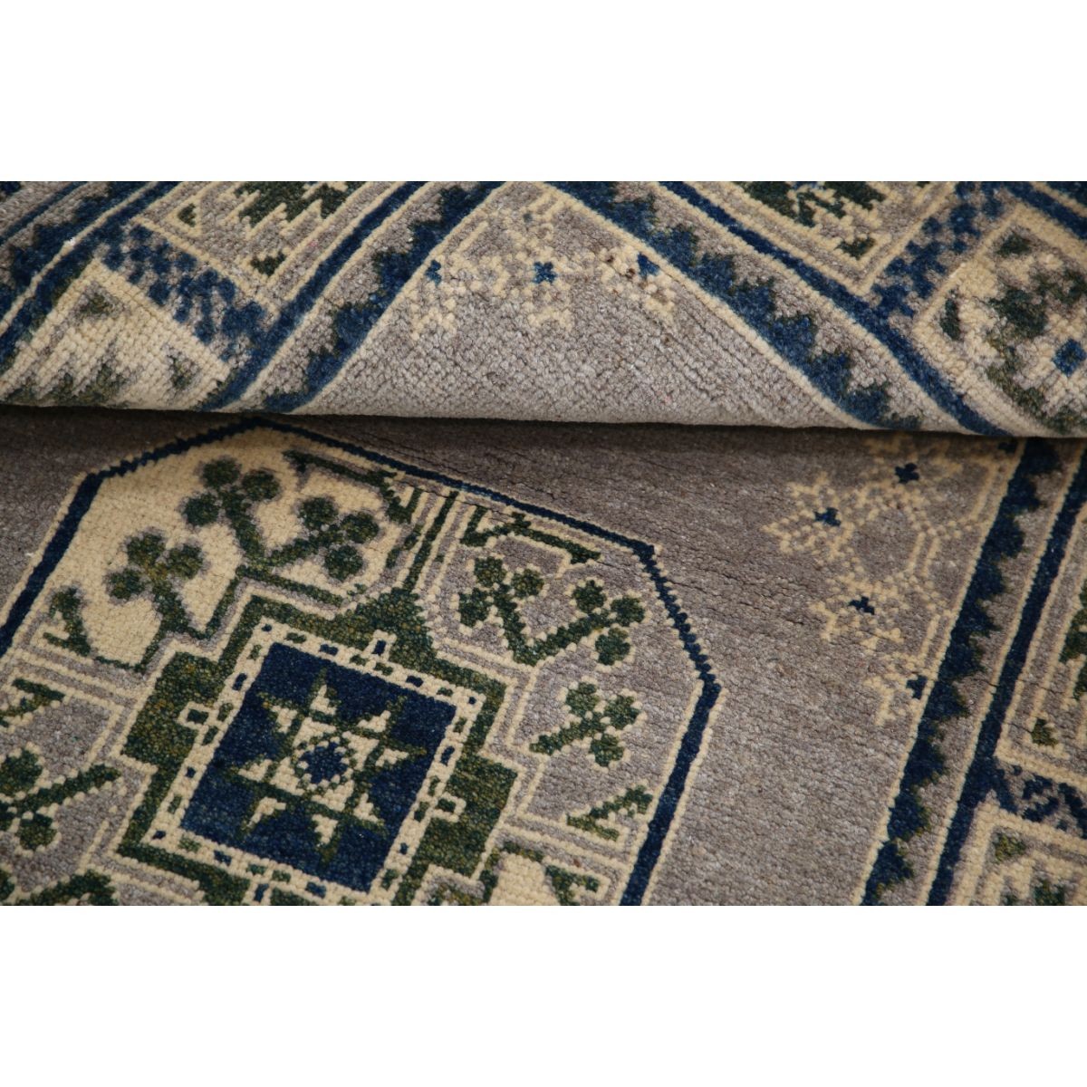 Revival 3x4 Handmade Double Knotted Washable Wool Rug - Colorful