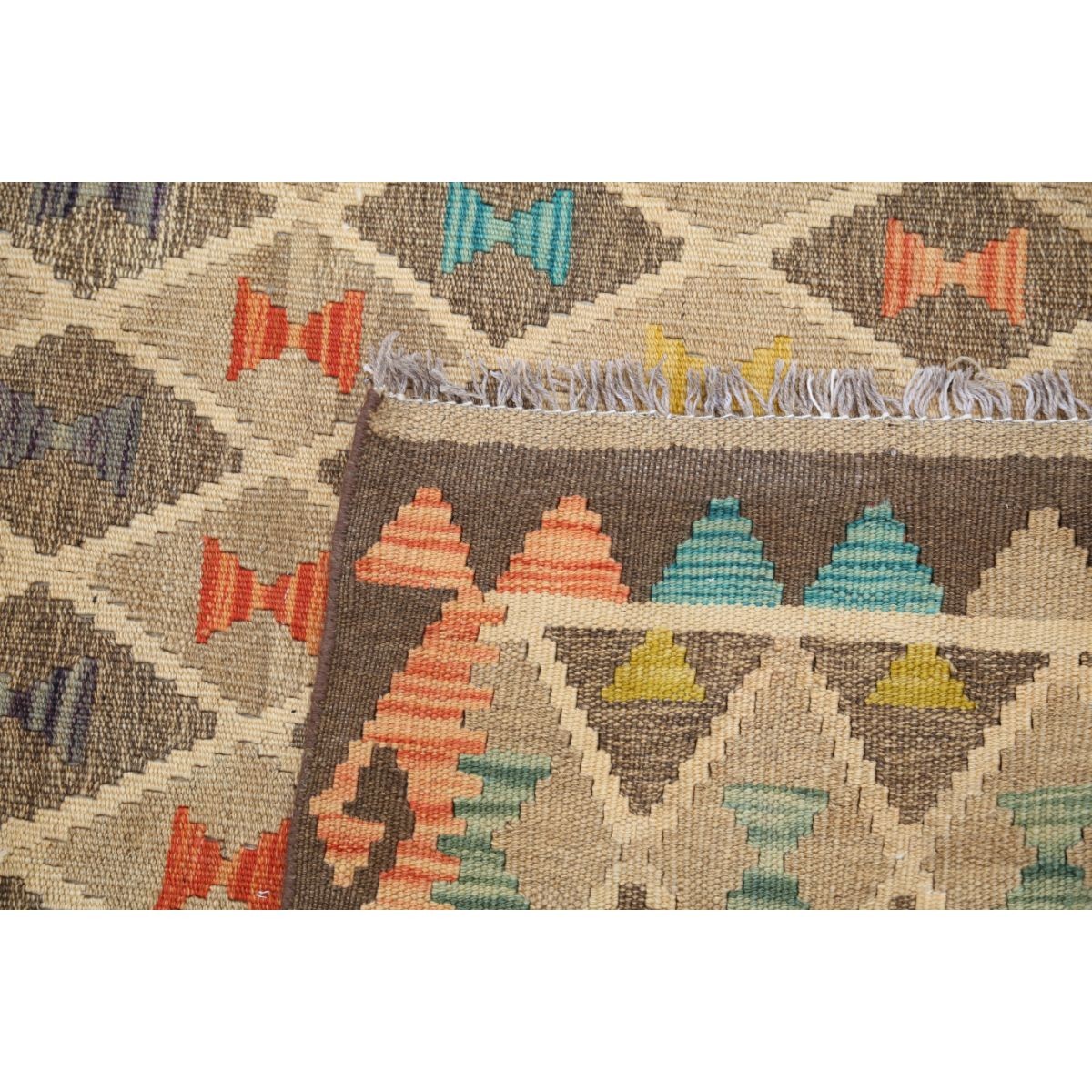 Maimana 3x10 Hand Woven Washable Wool Runner - Colorful