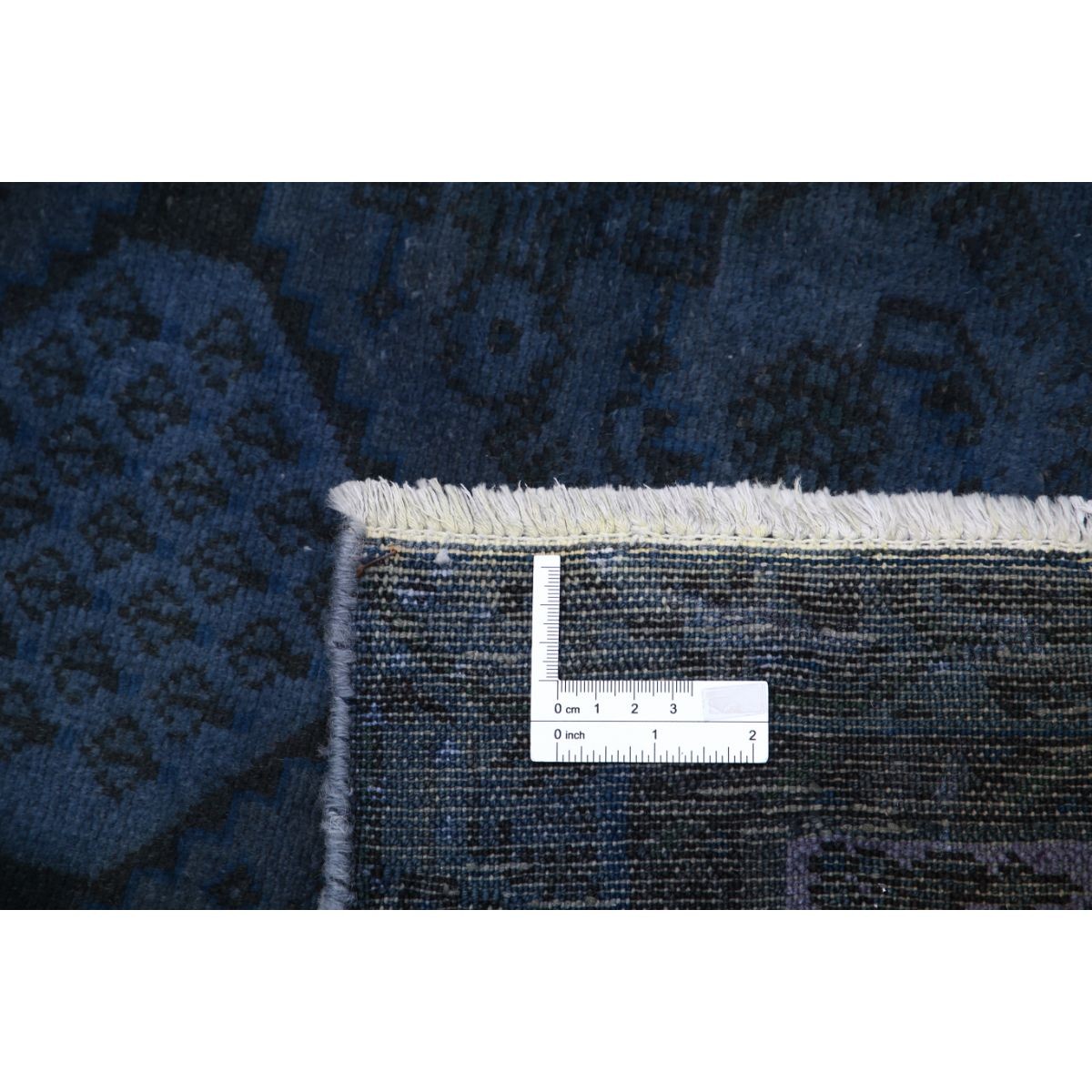 Overdye 3x14 Handmade Double Knotted Washable Wool Runner - Monochormatic