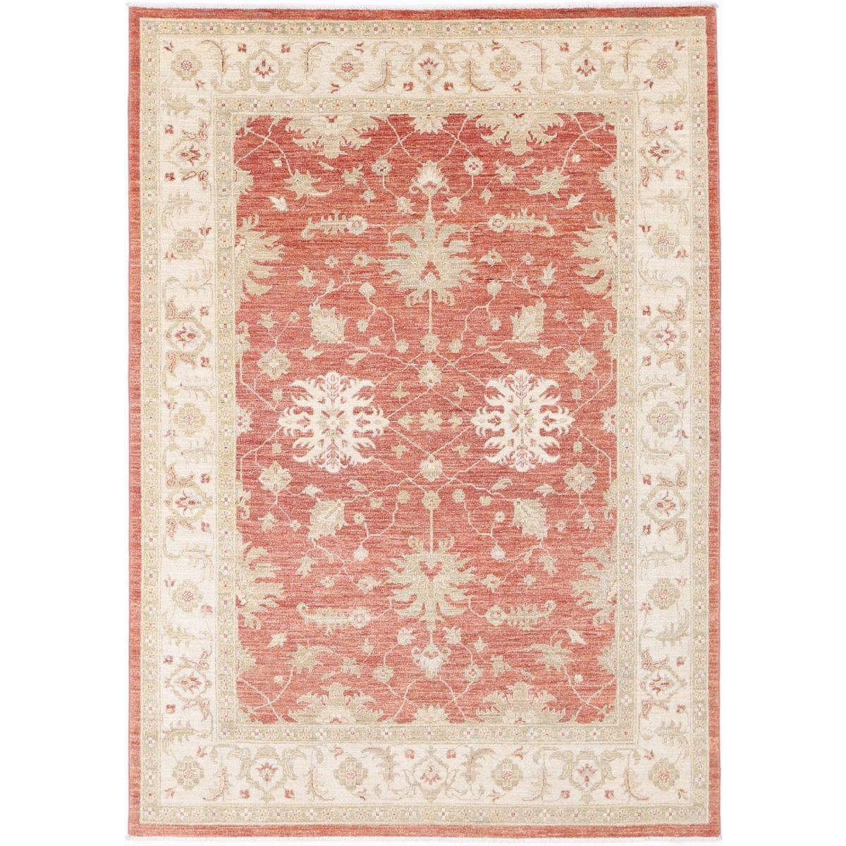 Ziegler 6x8 Handmade Double Knotted Washable Wool Rug - Colorful
