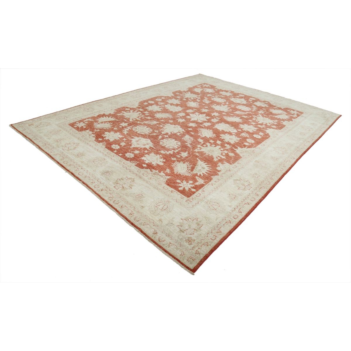 Ziegler 9x12 Handmade Double Knotted Washable Wool Rug - Colorful