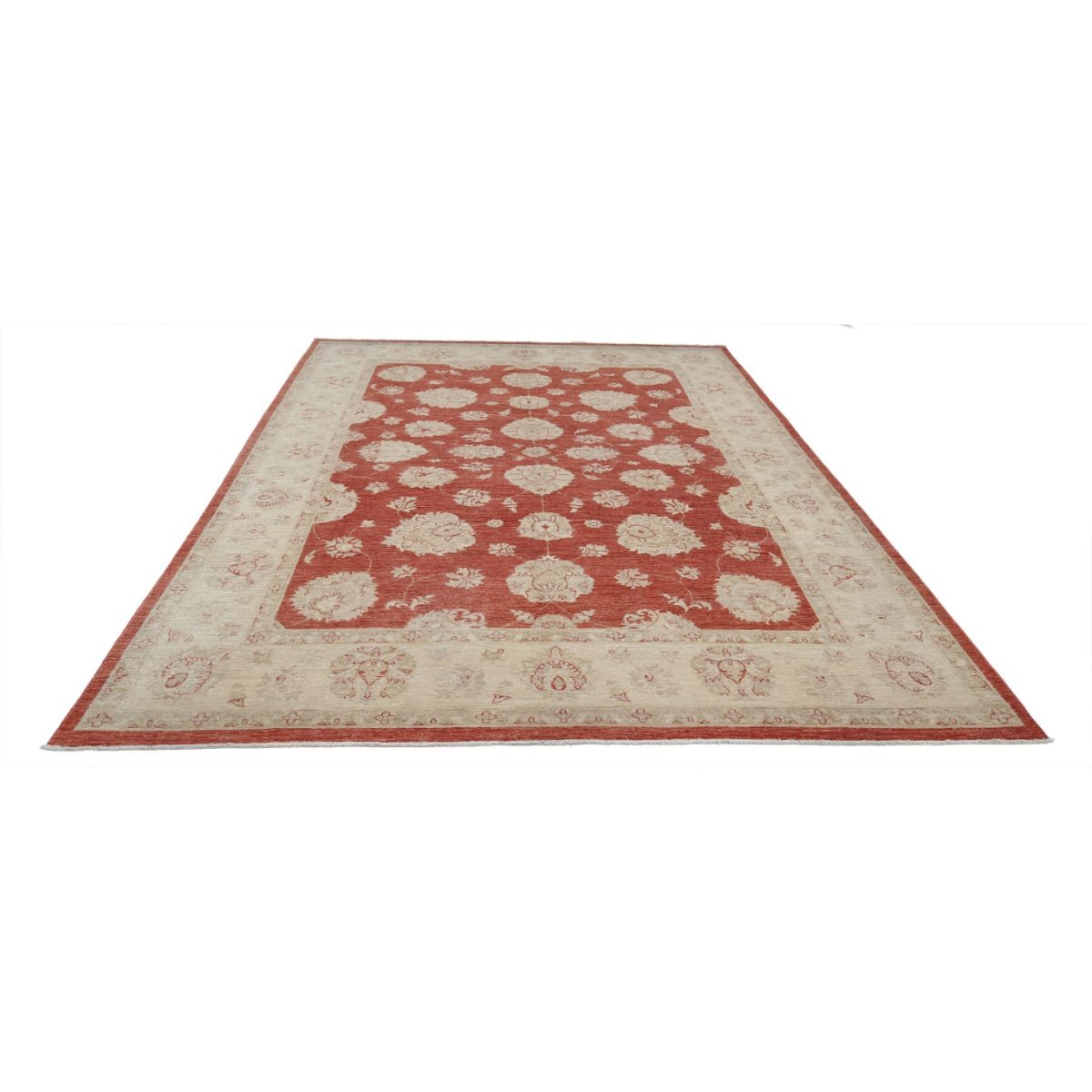 Ziegler 8x12 Handmade Double Knotted Washable Wool Rug - Colorful