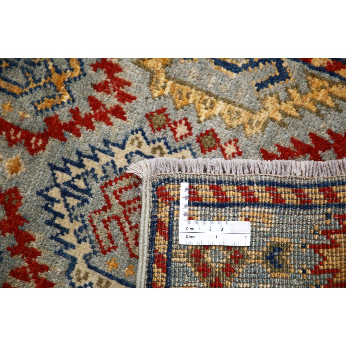 Revival 2x3 Handmade Double Knotted Washable Wool Rug - Colorful