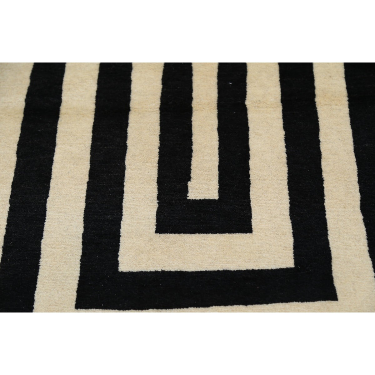 Modcar 4x6 Handmade Double Knotted Washable Wool Rug - Colorful