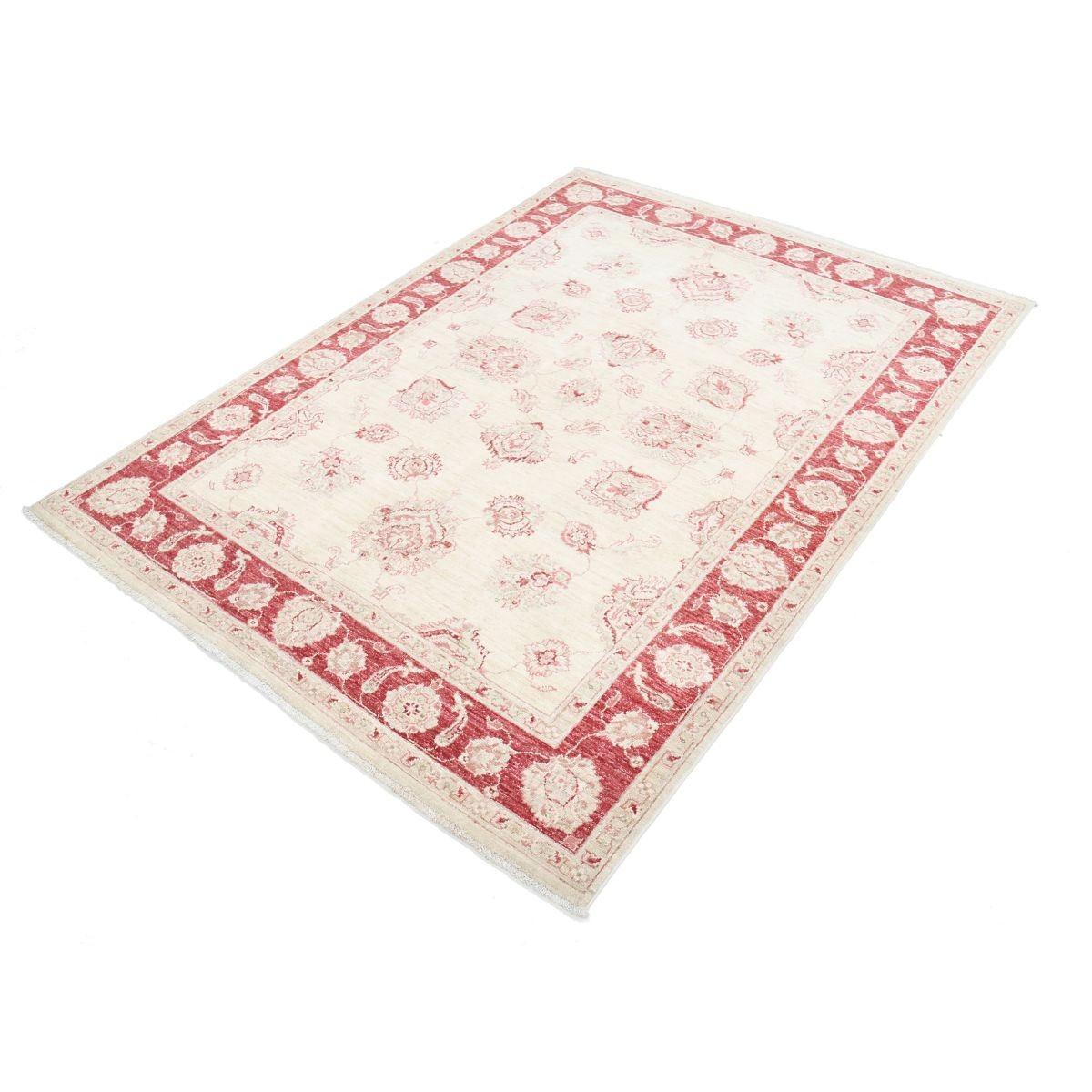 Ziegler 5x7 Handmade Double Knotted Washable Wool Rug - Colorful