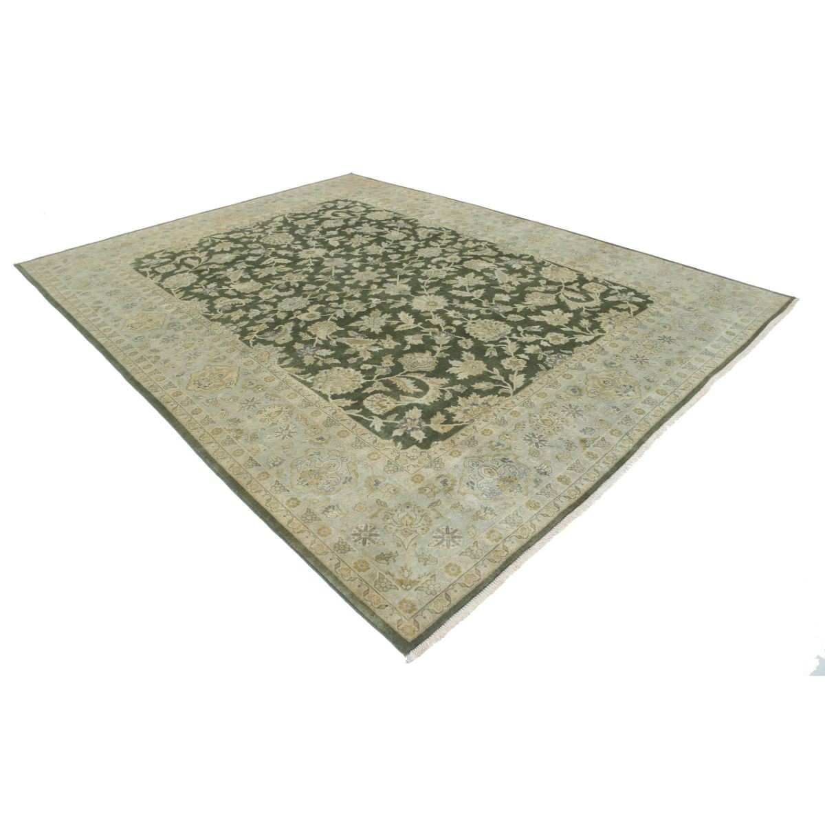 Ziegler 9x12 Handmade Double Knotted Washable Wool Rug - Colorful