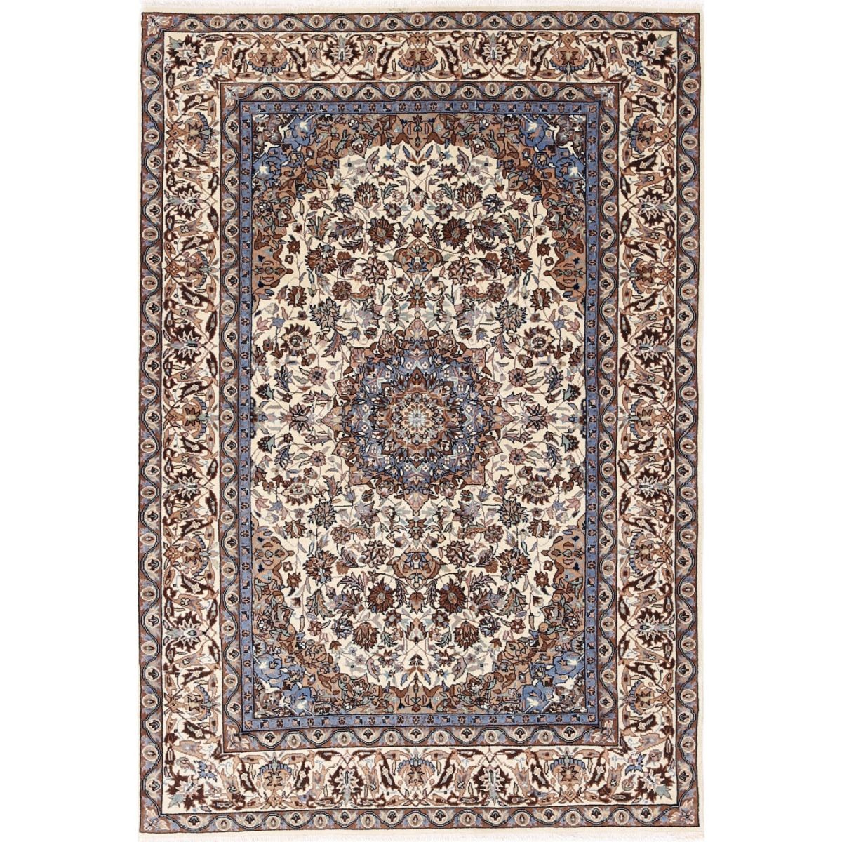 Heritage 4x6 Handmade Double Knotted Washable Wool Rug - Colorful