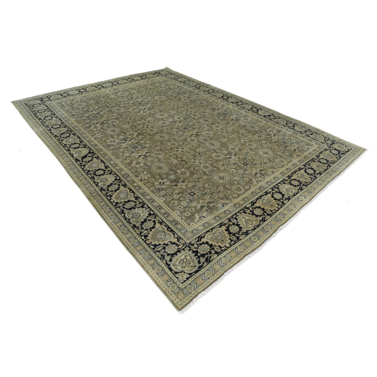 Ziegler 9x12 Handmade Double Knotted Washable Wool Rug - Colorful