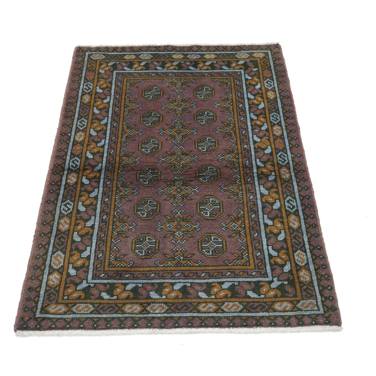 Revival 3x4 Handmade Double Knotted Washable Wool Rug - Colorful