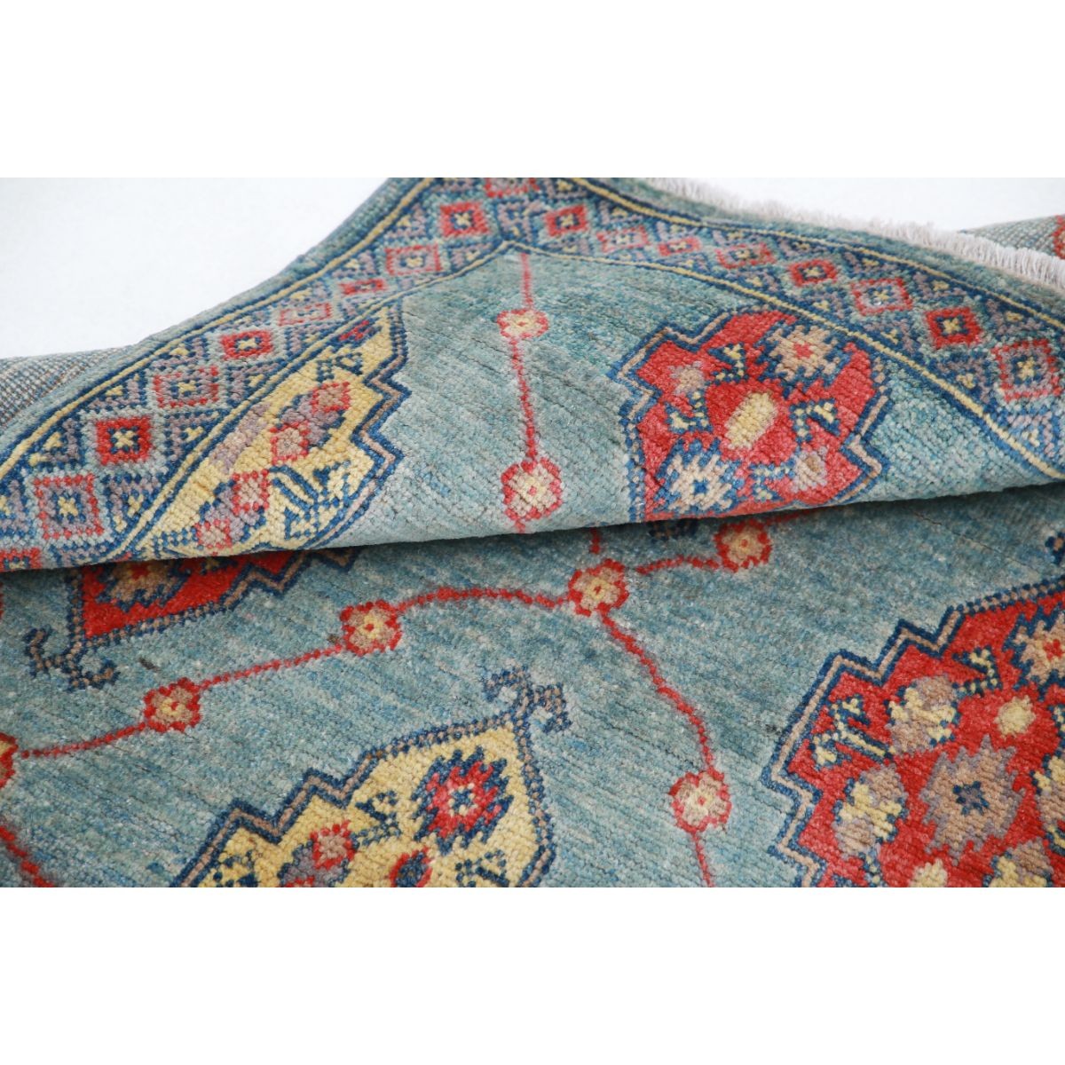 Revival 3x5 Handmade Double Knotted Washable Wool Rug - Colorful