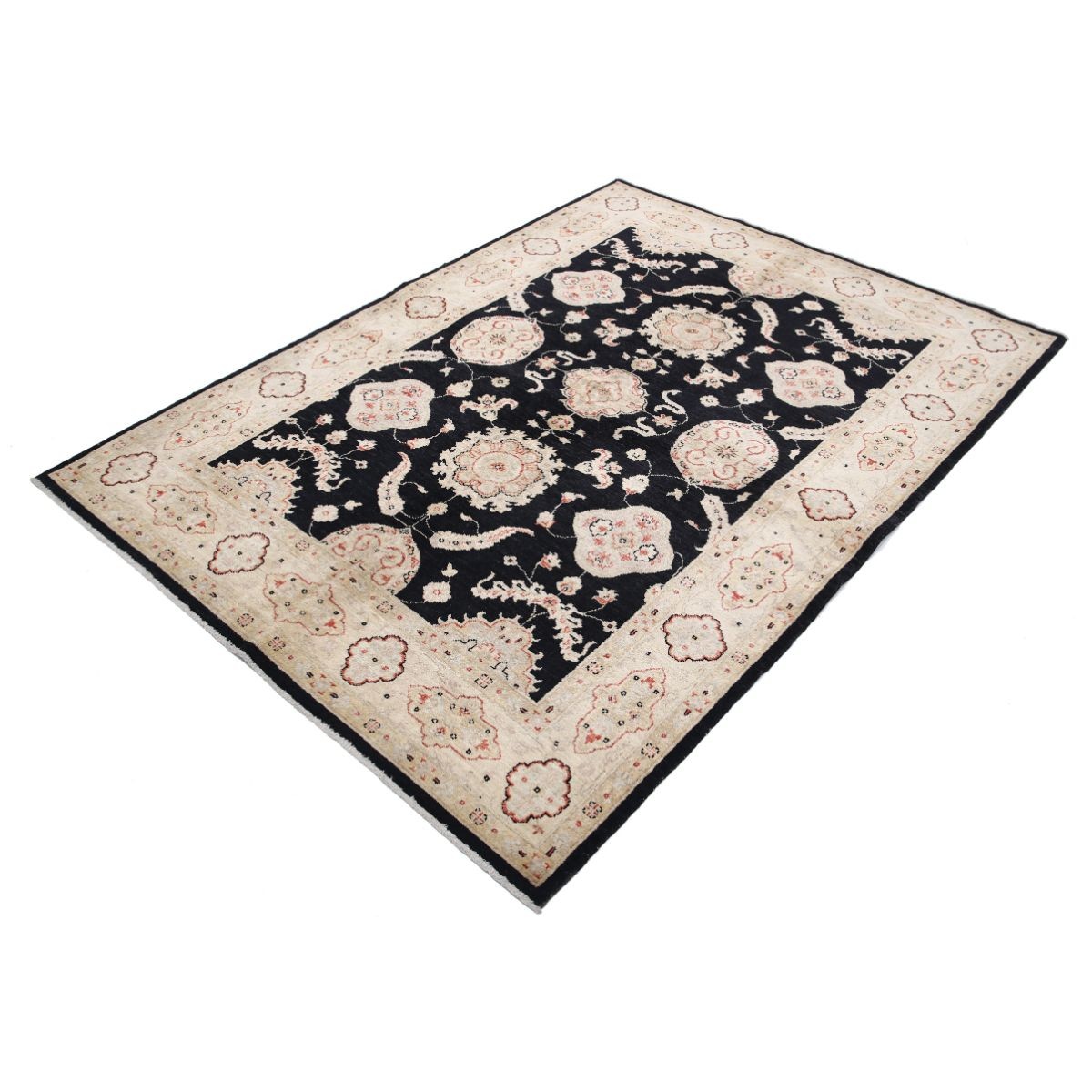 Ziegler 5x7 Handmade Double Knotted Washable Wool Rug - Colorful