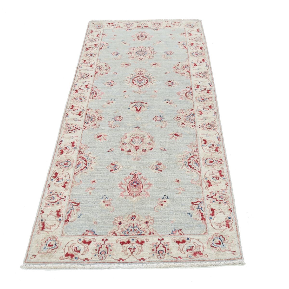 Ziegler 3x6 Handmade Double Knotted Washable Wool Runner - Soft Hues