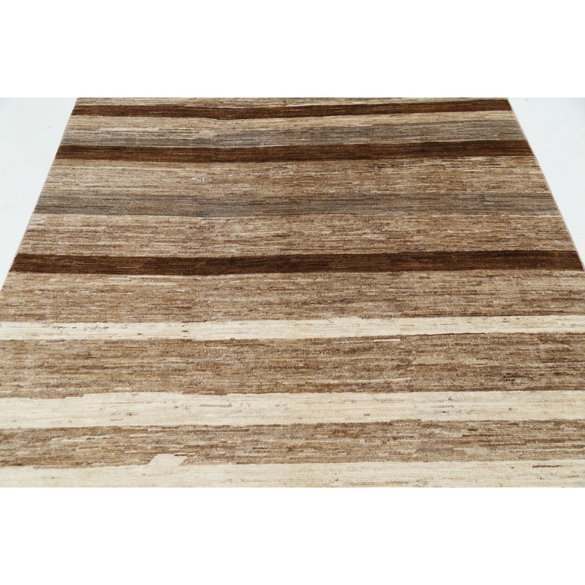 Modcar 6x8 Handmade Double Knotted Washable Wool Rug - Colorful