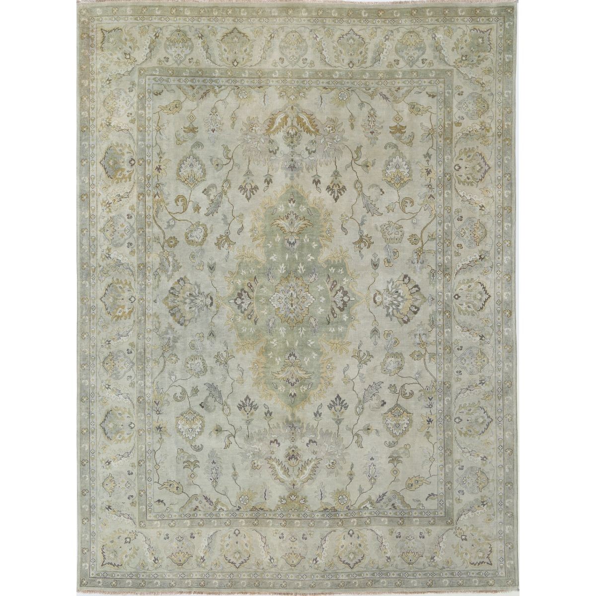 Ziegler 9x12 Handmade Double Knotted Washable Wool Rug - Colorful