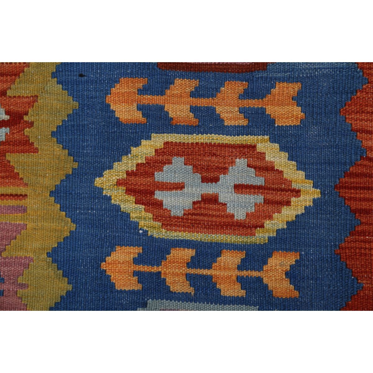 Maimana 8x10 Hand Woven Washable Wool Rug - Colorful