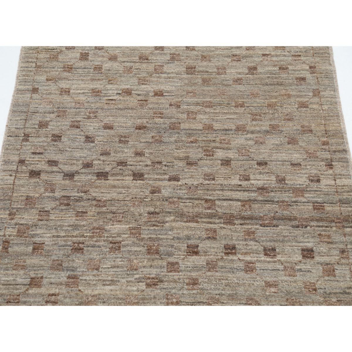 Modcar 3x5 Handmade Double Knotted Washable Wool Rug - Colorful