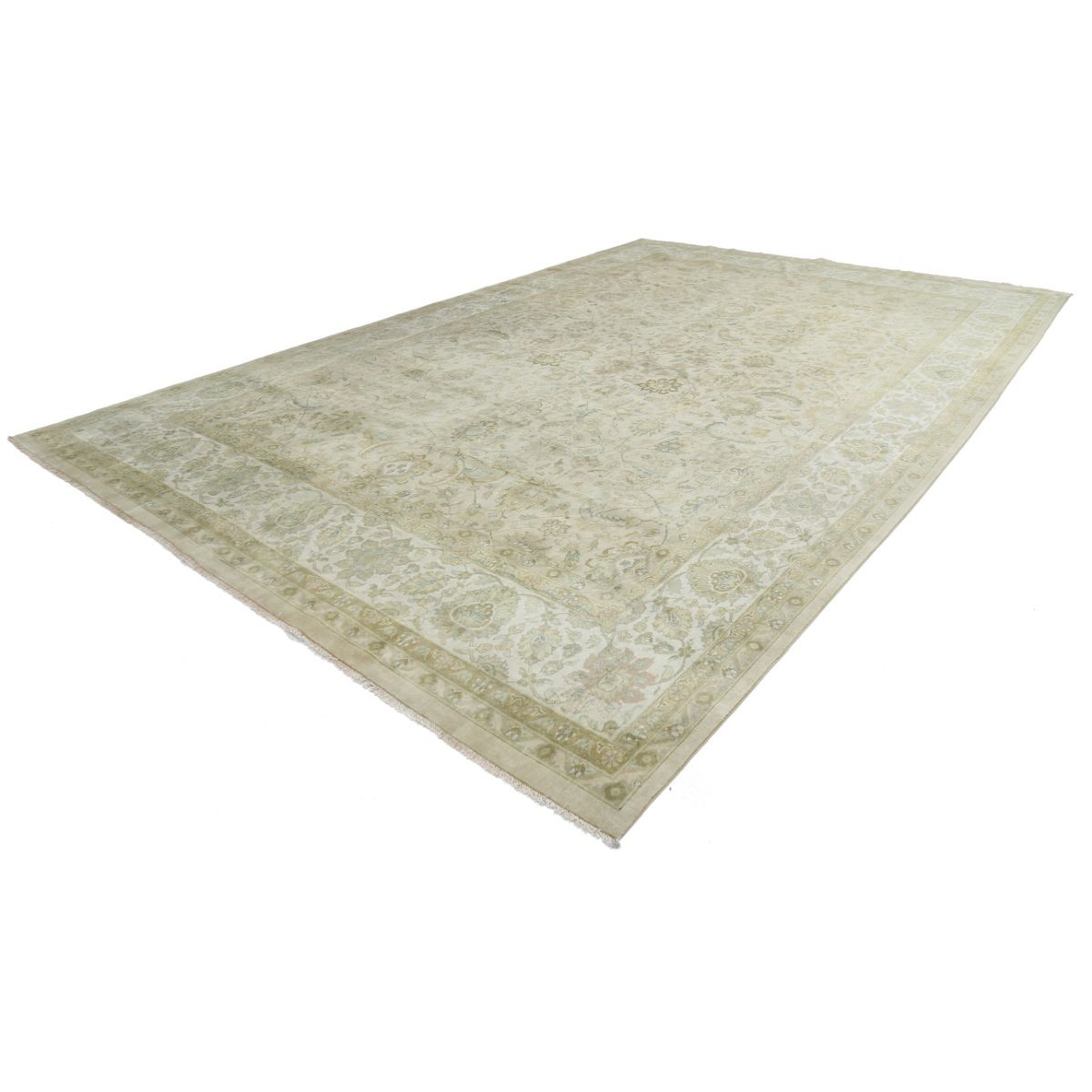 Ziegler 12x17 Handmade Double Knotted Washable Wool Rug - Colorful