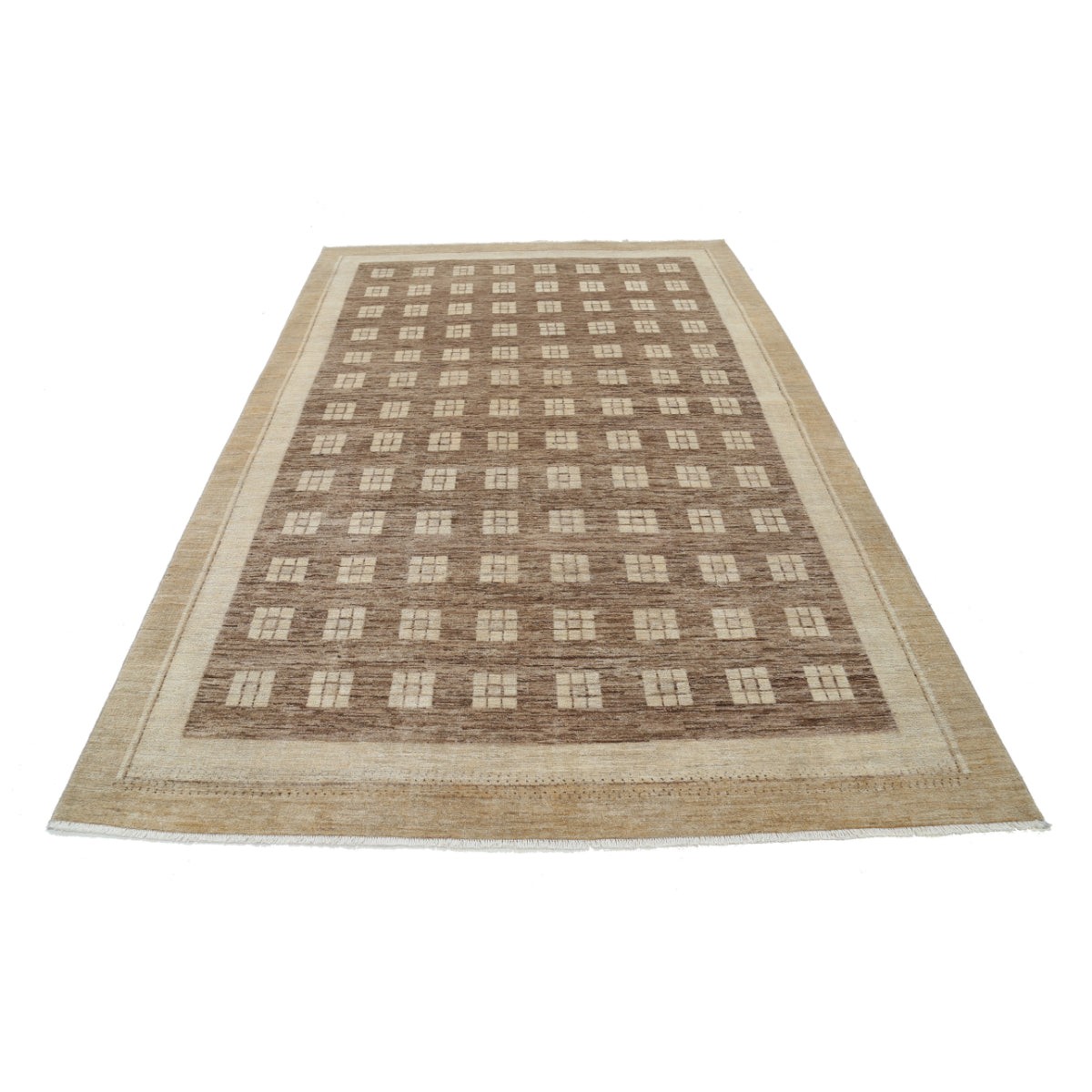 Modcar 6x9 Handmade Double Knotted Washable Wool Rug - Colorful