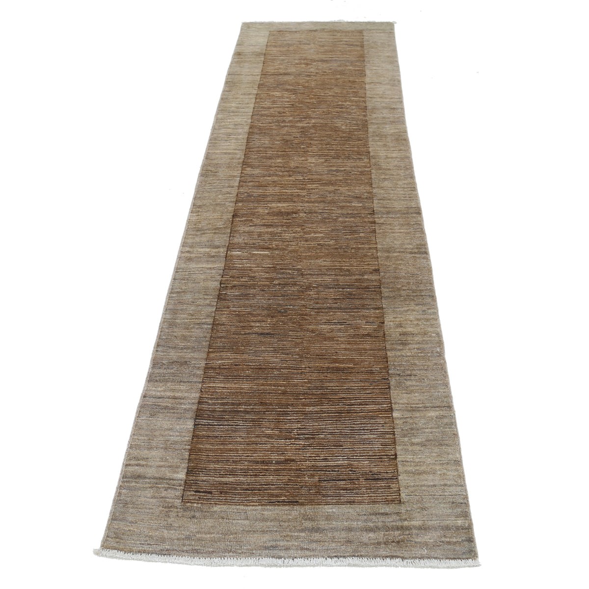 Modcar 3x9 Handmade Double Knotted Washable Wool Runner - Colorful