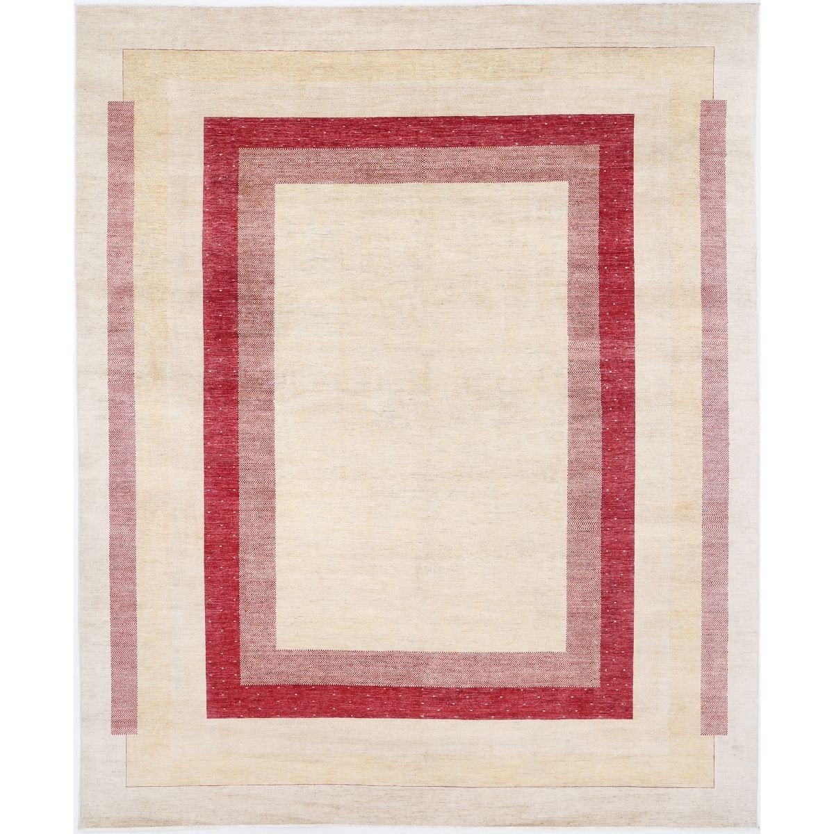 Modcar 12x15 Handmade Double Knotted Washable Wool Rug - Colorful