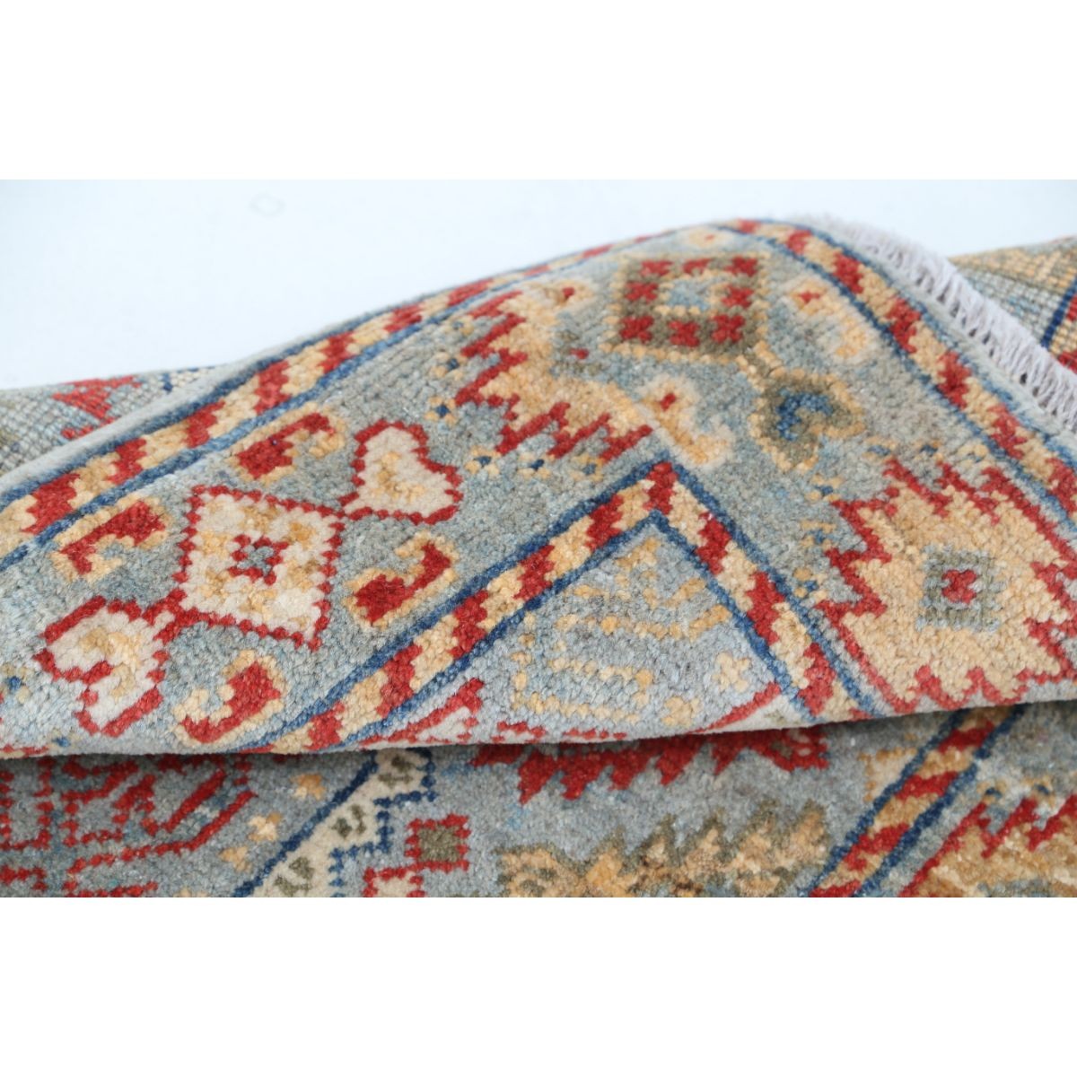 Revival 3x4 Handmade Double Knotted Washable Wool Rug - Colorful