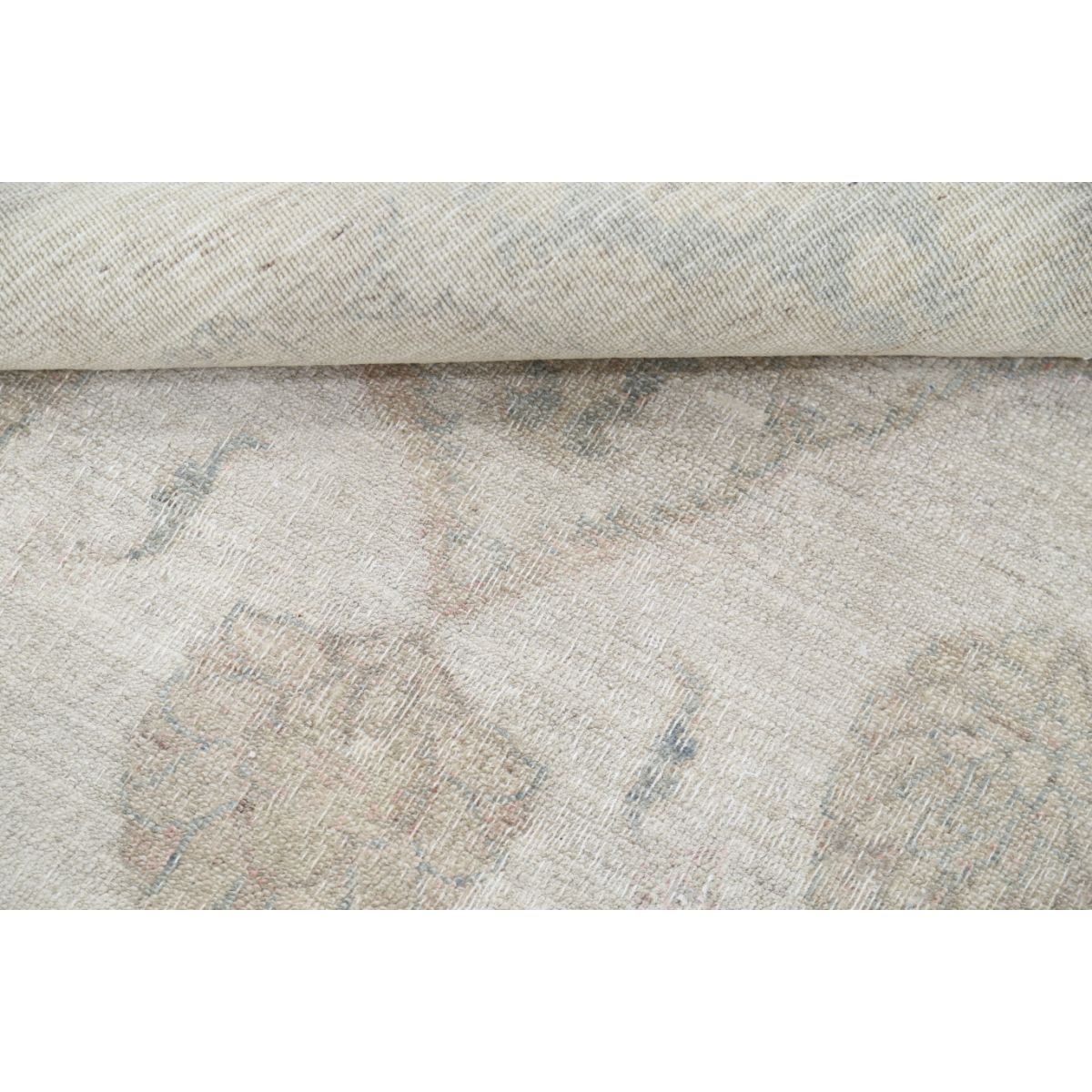 Serenity 4x6 Handmade Double Knotted Washable Wool Rug - Soft Hues